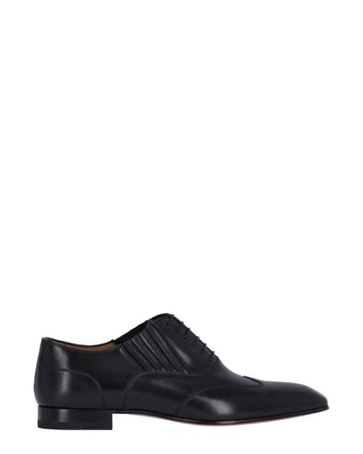 Christian Louboutin Black My Amor W Lace-up Shoes for men