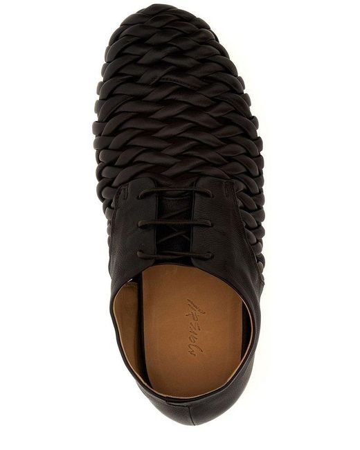 Marsèll Black 'Steccoblocco' Lace-Up Shoes for men