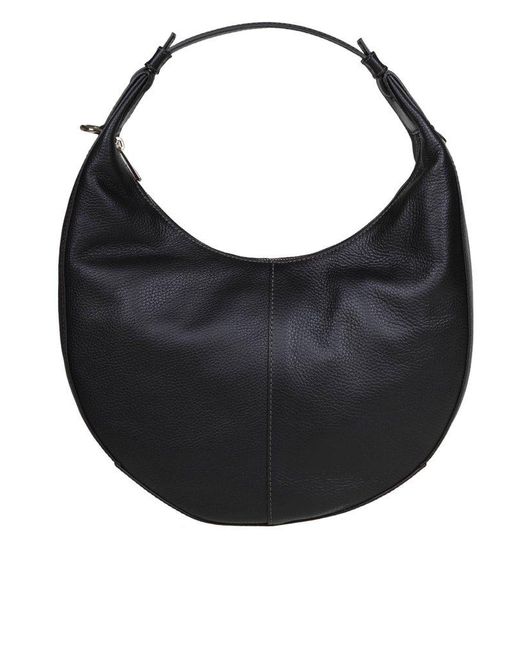 Furla Miastella Zipped Hobo Bag in Black | Lyst