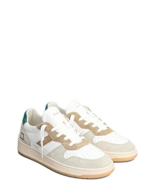 Date White Court 2.0 Lace-Up Sneakers for men