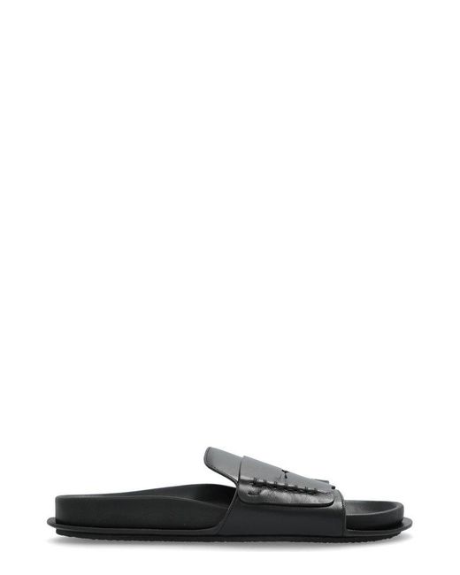 Jacquemus Black Slip-On Slides