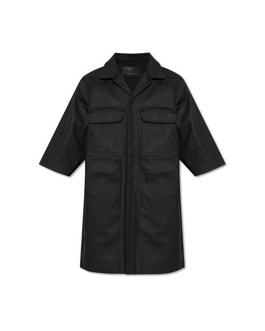 Rick Owens Black ‘Magnum’ Shirt for men