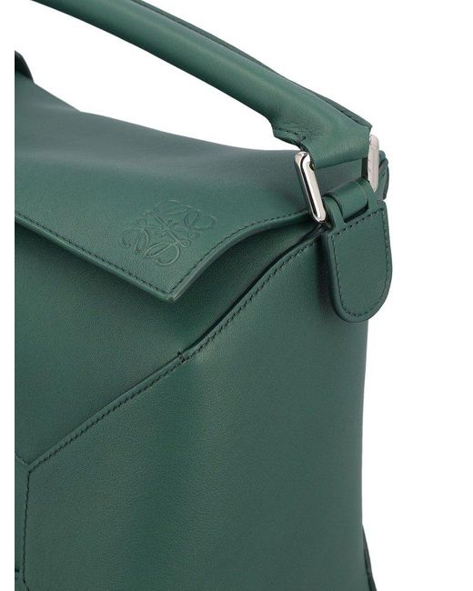 Loewe Green Puzzle Edge Large Shoulder Bag for men