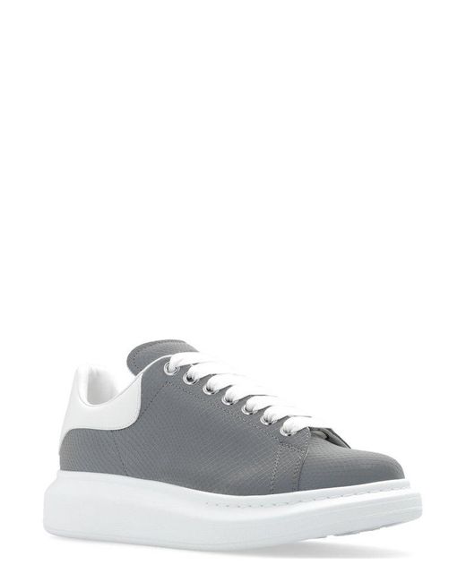 Alexander Mcqueen Black White Reflective Oversized Sneakers Ssense | Hot  Sex Picture