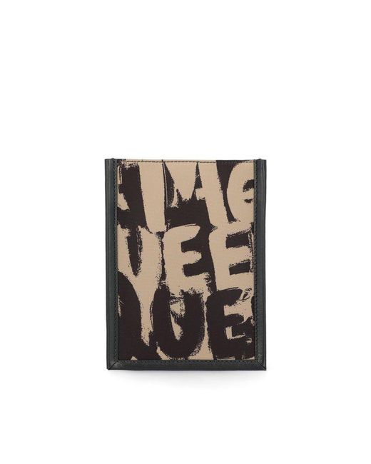 Mens Bags Messenger bags Alexander McQueen Synthetic Graffiti Mini Crossbody in Black for Men 