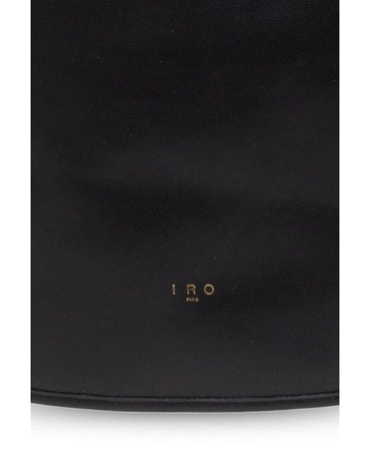 IRO Black Bag Zyke Zipped Bucket Bag