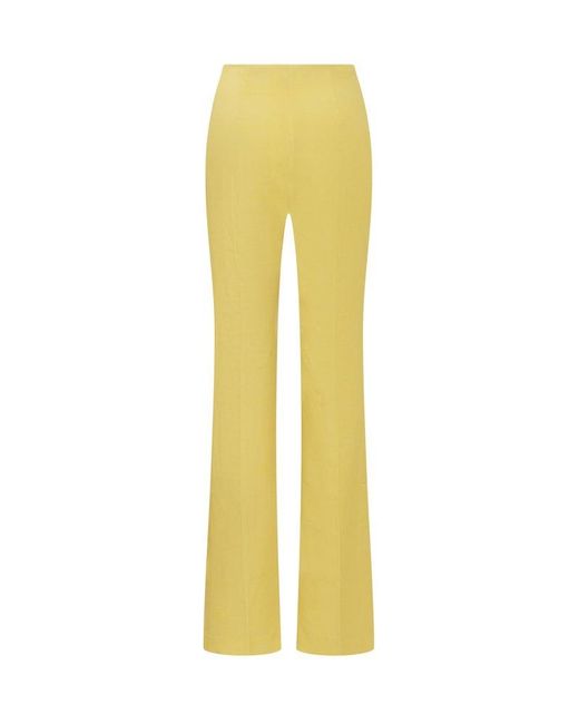 De La Vali Yellow Flared Pants