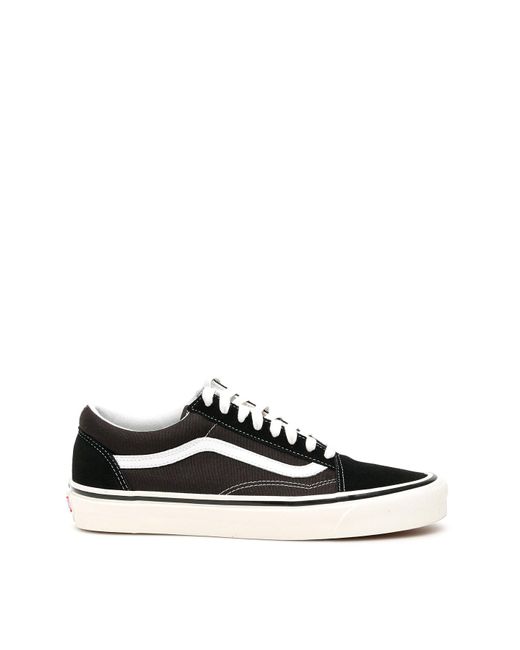 black and white lace up vans