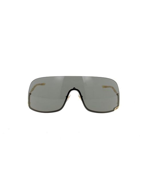 Gucci Gray Oversized Frame Sunglasses