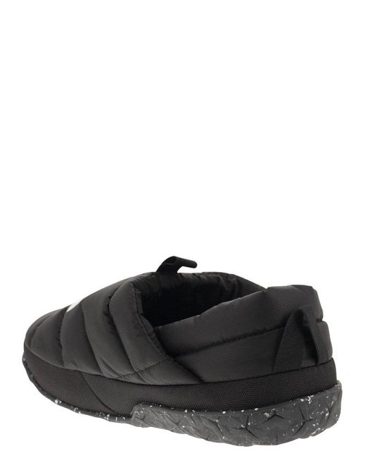 The North Face Black Nuptse Winter Slippers