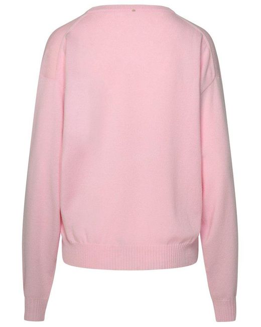 Sportmax Pink Wool Blend Sweater