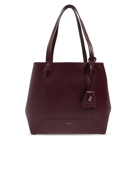 Jimmy Choo Red Bag Diamond Medium Type Tote