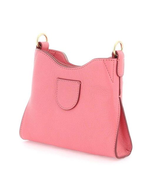 See By Chloé Pink "Small Joan Shoulder Bag With Cross