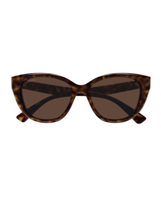 Gucci Brown Cat-eye Frame Sunglasses