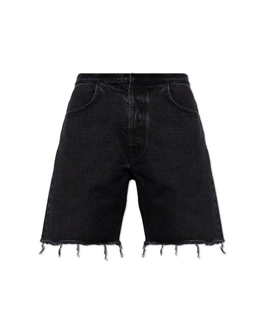 Givenchy Black Denim Shorts By , for men