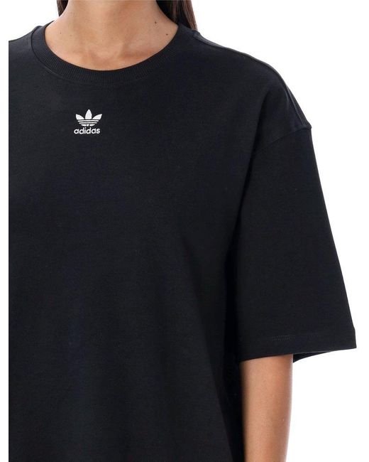 Adidas Originals Black Plus Size Adicolor Essentials T-shirt