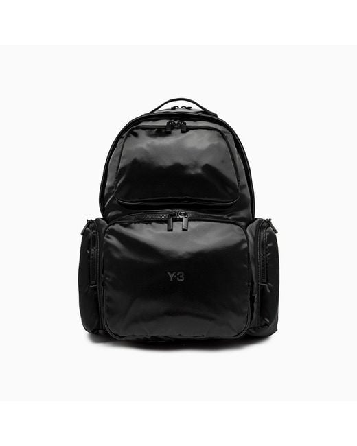 Y-3 Black Adidas Backpack Il9285 for men