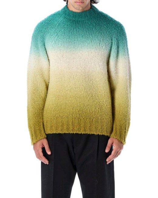 Sacai Multicolor Gradient Sweater for men