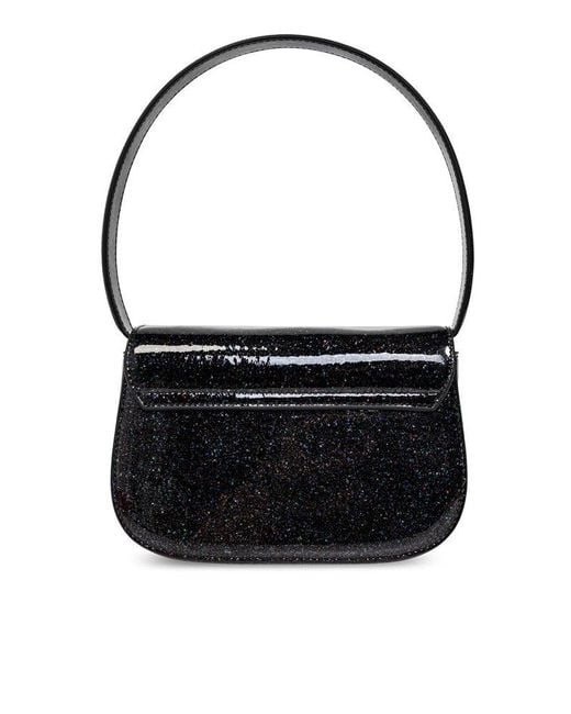 DIESEL Black Glitter Shoulder Bag '1Dr'