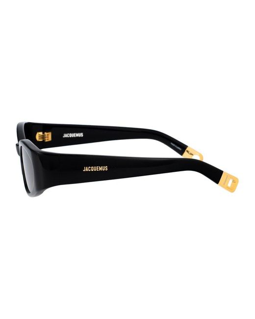 Jacquemus Black Ovalo Sunglasses