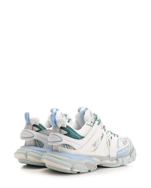 Balenciaga Pale Blue And White "track" Sneakers