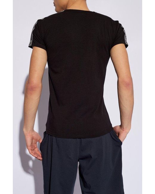 ASV Megalogo organic-cotton loungewear T-shirt and boxer briefs set