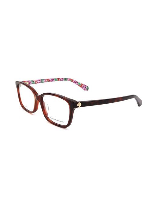 Kate Spade Black Rectangle-Frame Glasses