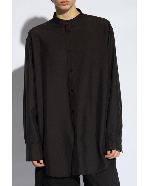 Jil Sander Black Silk Shirt By for men