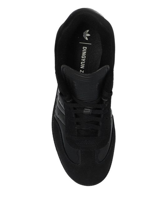 Adidas Originals Black X Dingyun Zhang Samba Sneakers for men