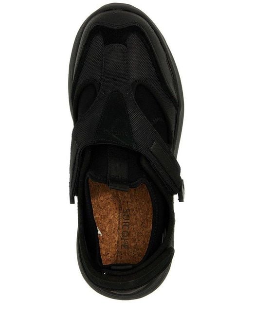 Suicoke Black Tred Sneakers for men