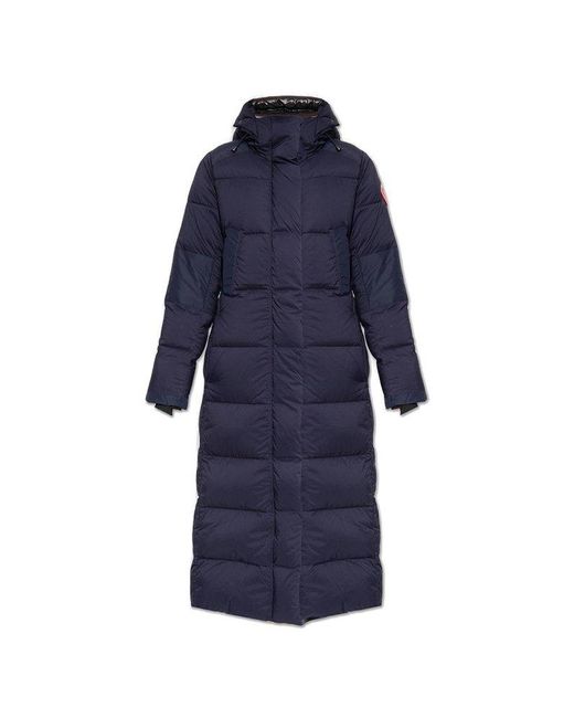 Canada Goose Alliston Mid-length Padded Coat in Blue | Lyst