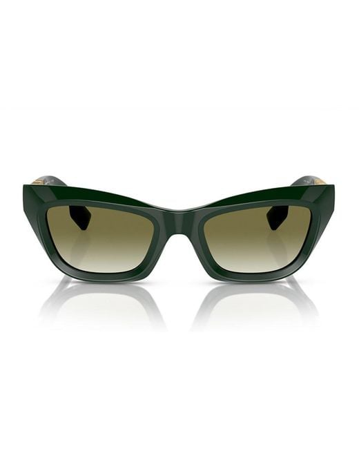 Burberry Green Gradient Cat Eye Sunglasses Be4409 40388e 51