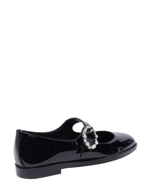 Stuart Weitzman Black Loralei Mary Jane Shoes