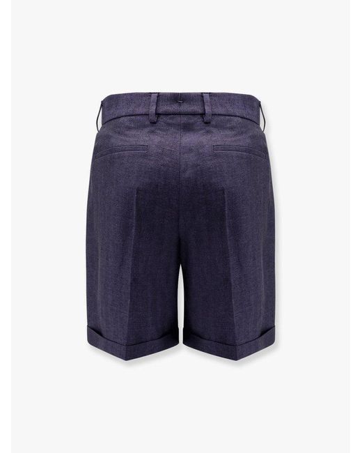 Berluti Blue Tailored Shorts for men