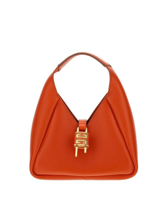 Givenchy Orange G-hobo Mini Shoulder Bag