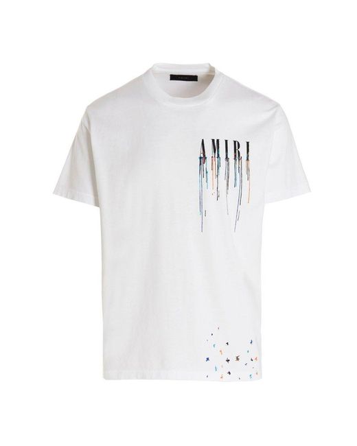 Amiri Paint Drip Core Logo T-Shirt