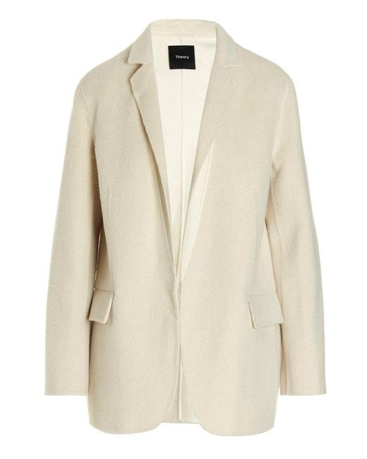 Theory Boy Jacket in Natural | Lyst
