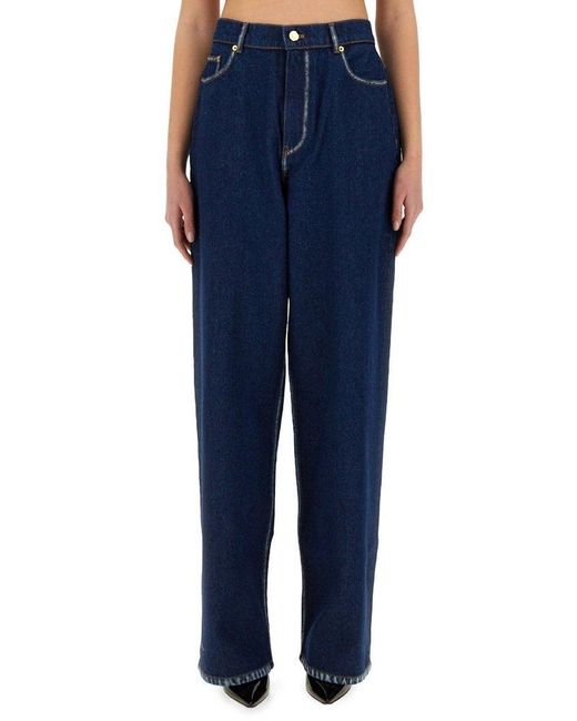 Nina Ricci Blue Relaxed Boyfriend Jeans