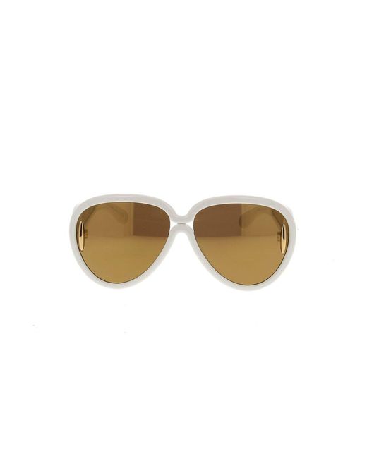 Loewe Black Pilot Frame Sunglasses
