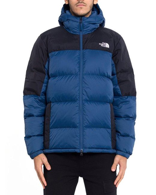 The North Face Diablo Down Hooded Jacket in Blue for Men Lyst UK