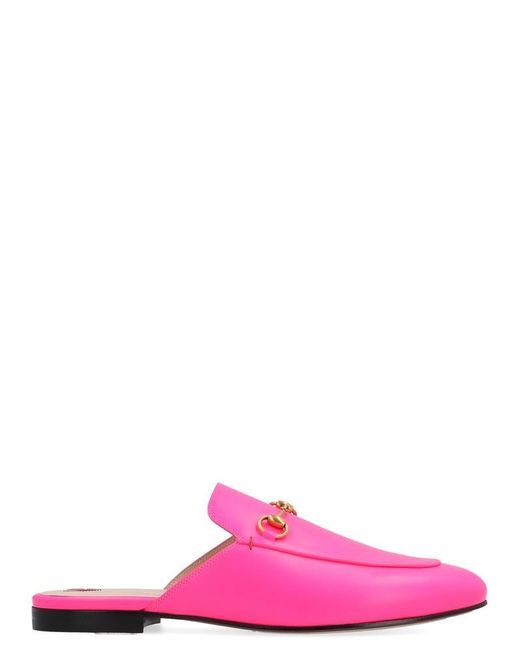 Gucci Pink Princetown Mules