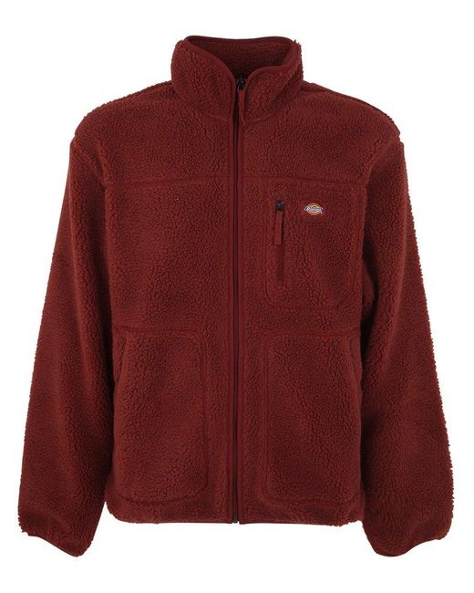 Dickies Red Mount Hope Fleece Jacket Clothing for men