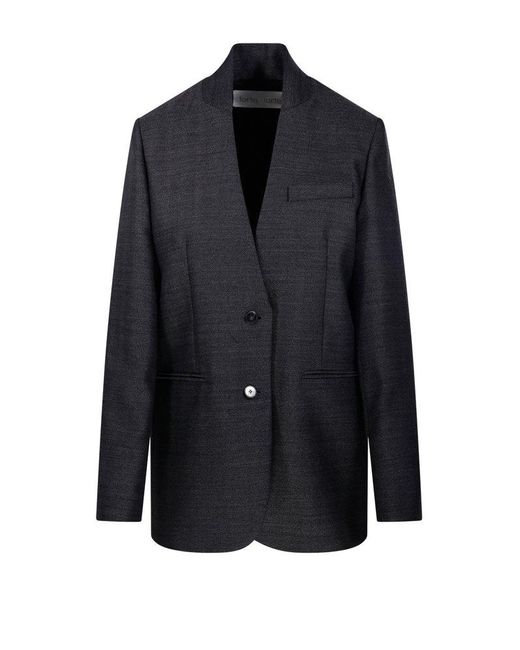 Forte Forte Blue Tailored Blazer Jacket