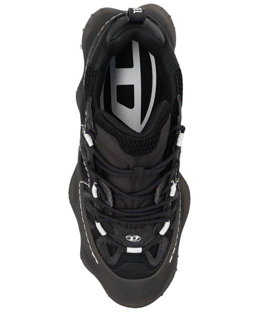 DIESEL Black ‘Prototype S‘ Sneakers for men