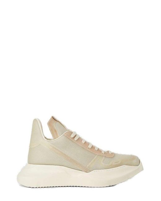 Rick Owens Geth Sneakers in White for Men | Lyst