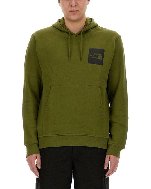 The North Face Green Sweatshirt With Logo for men