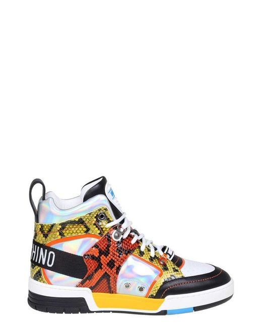 Moschino Multicolor Kevin 40 High-top Sneakers for men