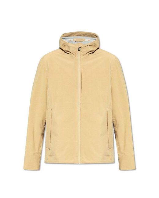 Save The Duck Natural Jari Logo Patch Hooded Jacket for men