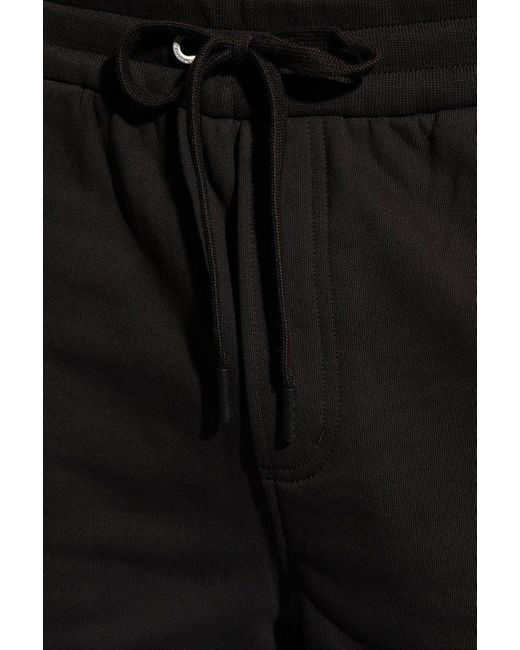 Moose Knuckles Black 'clyde' Shorts With Logo, for men