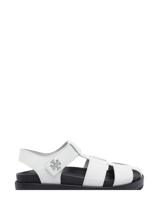 Tory Burch Kira Sport Fisherman Sandals in White | Lyst Canada
